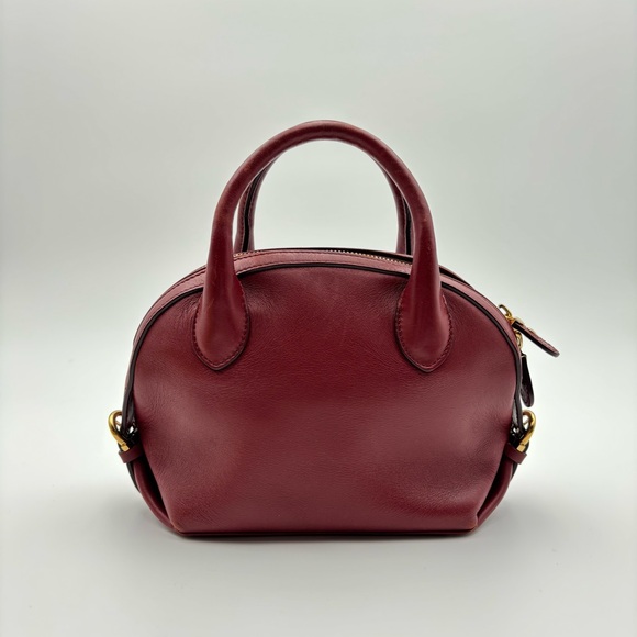 Salvatore Ferragamo Fiamma Leather Small Top Handle Bag - Picture 3 of 9
